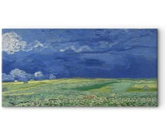 Paveikslas Vincent van Gogh - Kviečių laukas po audros debesimis