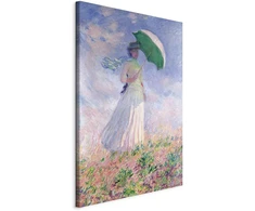 Paveikslas XXL Claude Monet - Moteris su skėčiu, žvelgianti į dešinę
