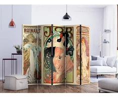 Pertvara - Alphonse Mucha. Moterys II - 5 dalių