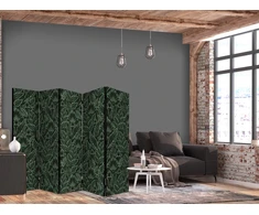Pertvara - Tanki augmenija - botaninis raštas iliustraciniu stiliumi žalia - 5 dalių