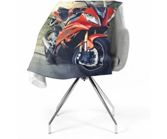 Pledas Raudonas motociklas