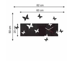 Sieninis laikrodis - Skrajojantys drugeliai. Horizontalus. Šampano sp. Paskutinis
