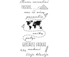 Sienų lipdukas Klasės taisyklės