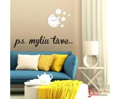 Sienų lipdukas "p.s. myliu tave..."