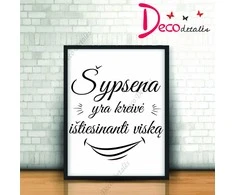 Sienų lipdukas "Šypsena"