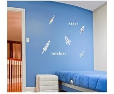 Veidrodinė dekoracija "Raketos" (PASKUTINIS)