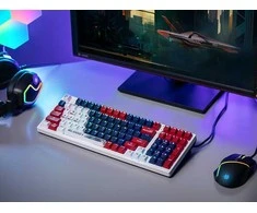 Klaviatūra A4Tech Bloody S98 USB Sports Navy (BLMS Raudona Plus jungikliai)