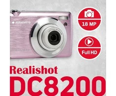 AgfaPhoto Agfa Photo DC8200 Rožinė + etui + karta SD 16GB