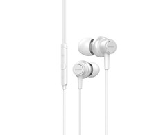 AWA Aiwa ESTM-500WT Ausinės be mikrofono ir ausinės su mikrofonu Laisvų rankų įranga Vielinis Įkišamos į ausį Skambučiai / muzika Balta