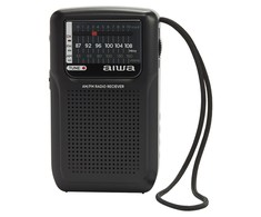 Aiwa Radijo imtuvas FM/AM su 3.5mm lizdu, juodas