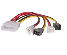 AKYGA AK-CA-34 Adapteris Molex/2 x 3-pin 12V/2 x 3-pin 5V 15cm