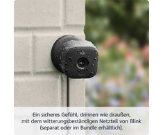 Amazon Blink - „Mini 2“ išmanioji vidaus apsaugos kamera, 2 vnt., juodos spalvos rinkinys