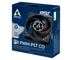 ARCTIC P8 PWM PST CO Kompiuterio korpusui Ventiliatorius 8 cm Juoda