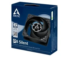 ARCTIC P8 Silent Kompiuterio korpusui Ventiliatorius 8 cm Juoda