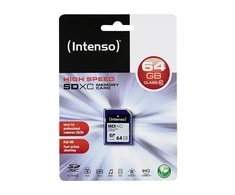 Atminties kortelė Intenso SDXC 64GB Class10 3411490