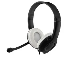 Kompiuterinės ausinės Media-Tech EPSILION USB MT3573, su mikrofonu, USB jungtis, juodos