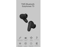 Orsen T3 Bluetooth Earphones Juodas