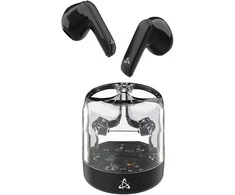 Juodos Bluetooth į ausis įdedamos ausinės Sbox EB-TWS12