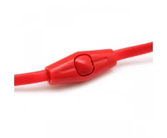 Ausinės Sbox Technology Sbox Stereo Earphones su mikrofonu EP-038 Raudona