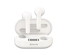 Ausinės Tellur Flip True Belaidės Earphones Baltas