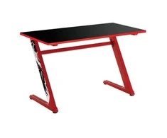 White Shark Žaidimų stalas Baltas Shark GD-ZZ-Raudonas Gaming Desk, Raudonas