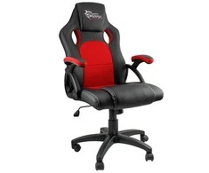 Žaidimų kėdė White Shark King's Throne Gaming Chair, Juoda-raudona