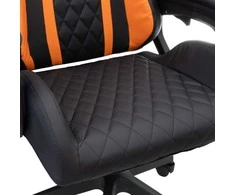 Baracuda Gaming Chair Whale Juodas/Oranžinis