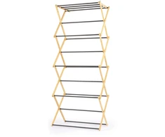 Beldray LA00000050EU7 4 Tier Bamboo Clothes Airer
