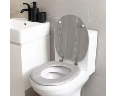 Beldray LA00000074GRYPEU7 Wooden Toilet Seat