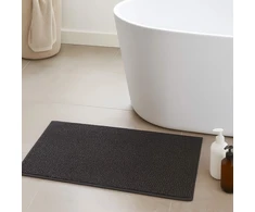 Beldray LA00000099CHEU7 Anti-mould Memory Foam Bath Mat 50 x 80 cm, Pilkas