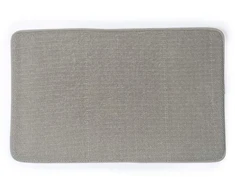 Beldray LA00000099NEU7 Anti-mould Memory Foam Bath Mat 50 x 80 cm, Pilkas