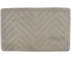 Beldray LA032647LGRYUFFEU7 Antibac Chevron atminties putų vonios kilimėlis