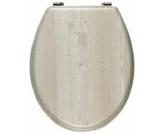 Beldray LA033710WOAKFEU7 Wooden MDF Toilet Seat - Baltas Oak