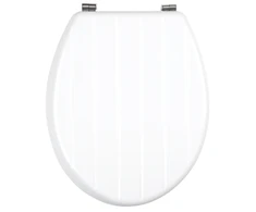 Beldray LA033758WFPEU7 Tongue &amp; Groove Toilet Seat