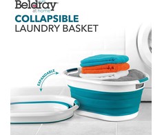 Beldray LA034816TQFEU7 COLLAPSIBLE Baltas/Žalias