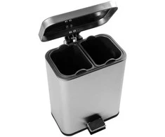 Beldray LA035235SSFEU7 5-Litre Dual Compartment Bin – Stainless Steel