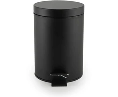 Beldray LA038098BPEU7 3 Litre Soft-Close Round Pedal Bin, Juodas