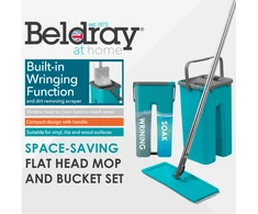 Beldray LA067234FEU7 Flathead Mop &amp; Bucket Set