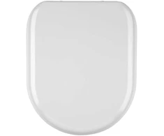 Beldray LA072771PEU7 Anti-bac D-shaped Toilet Seat, Baltas