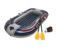Bestway Hydro-Force Pripučiama valtis su pompa ir irklais, mėlyna