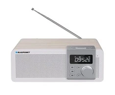 Nešiojama Radijo Stotis - Blaupunkt PP14BT Bluetooth MP3 Žadintuvas Sidabrinė/Juoda/Balta