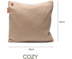 Bodi-Tek COZY Una Cushion Knitted &amp; Power Bank 10000 mAh, rusvai gelsvas
