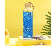 Gertuvė Cambridge CM06992 Rainforest stiklinis butelis 750 ml su bambuko dangteliu
