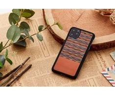 Manampwood MAN&amp;WOOD SmartPhone case iPhone 11 Pro browny check juodas
