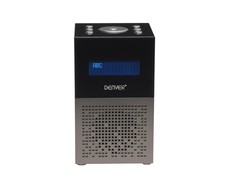 Denver CRD-510 radijo imtuvas Laikrodis Analoginis ir skaitmeninis Juoda, Metalinis