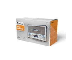 Radijas retro Denver DAB-18 šviesaus medžio