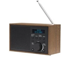 Denver DAB-46DARK Pilkas radijo imtuvas Internetas Analoginis ir skaitmeninis Juoda, Ruda