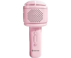 Mikrofonas su BT garsiakalbiu karaoke Denver KMS-30 rožinis