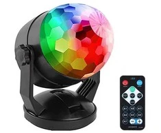 Denverio LED disko šviesos kamuolys