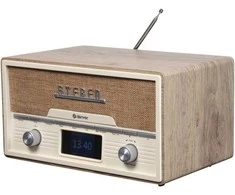 Muzikinis centras Retro radijas Denver MDA-525LW šviesaus medžio